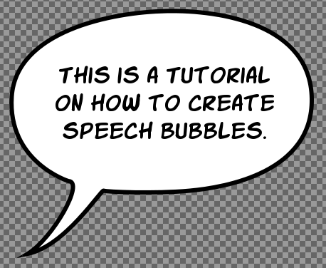 Making Comics with GIMP – Speech Bubbles cover image